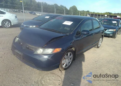 2007 Honda Civic Lx из США, поврежденный, VIN 1HGFA16597L069232